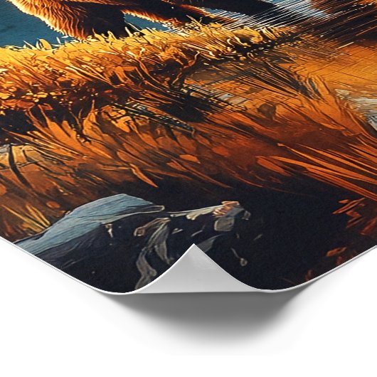 Canada Grizzly Bear Travel Poster (Hoek)