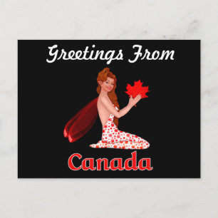 Canada Groeten Pixie briefkaart