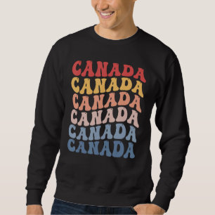 Canada Groovy Retro Canadees Trui
