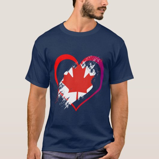 Canada Hart T-shirt (Voorkant)