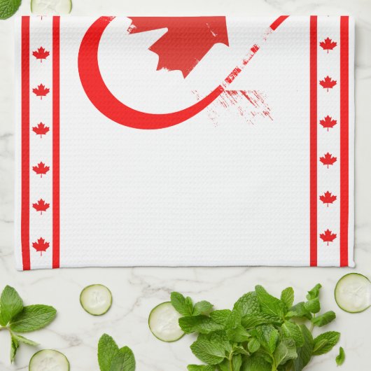 Canada hart theedoek (Gevouwen)