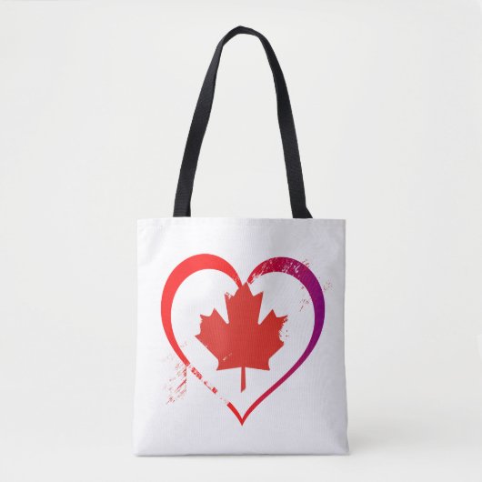 Canada hart tote bag (Voorkant)
