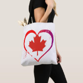 Canada hart tote bag (Dichtbij)