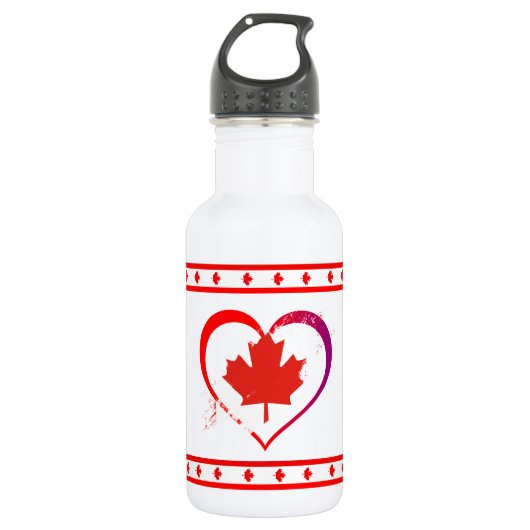 Canada hart waterfles  (Voorkant)