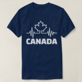 Canada hartslag t-shirt (Design voorkant)
