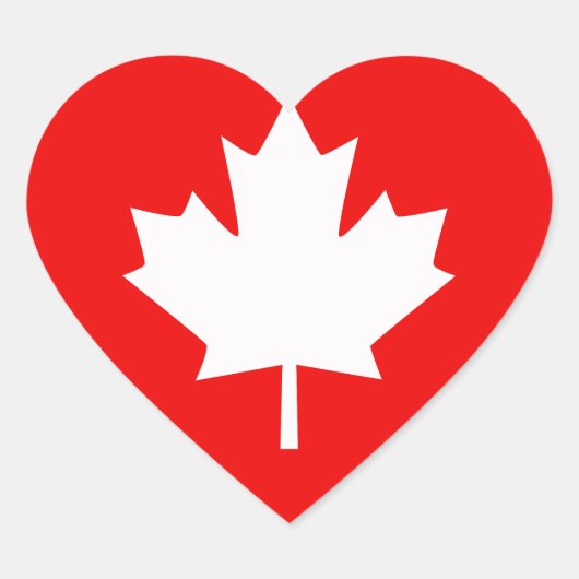 Canada heeft 1867 150 jaar stijl hart sticker (Voorkant)