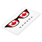 Canada heeft aangepaste tekst en kleurenmagneet in magneet (Linkerzijde)