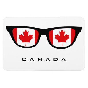 Canada heeft aangepaste tekst en kleurenmagneet in magneet