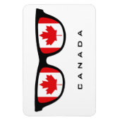 Canada heeft aangepaste tekst en kleurenmagneet in magneet (Verticaal)