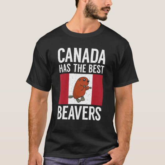 Canada heeft de beste Beavers in Canada T-shirt (Voorkant)