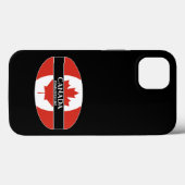 Canada heeft de witte tekst van 1867 Maple Leaf Fl Case-Mate iPhone Case (Achterkant (horizontaal))