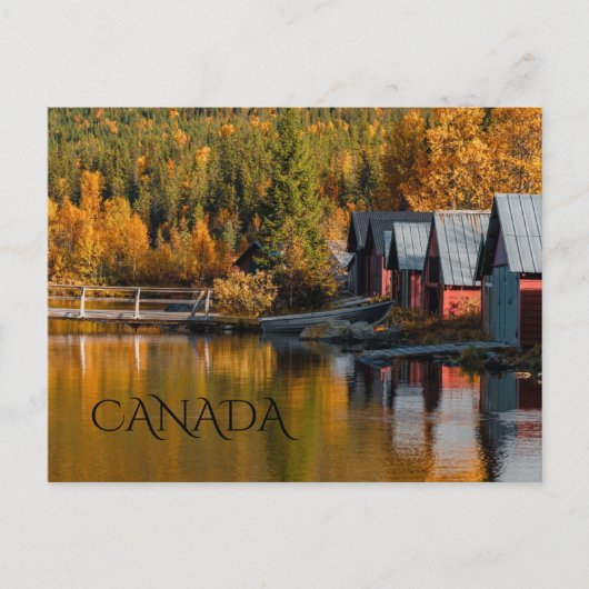 Canada. Herfst. Briefkaart (Voorkant)