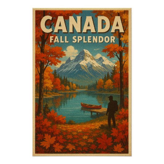 Canada - Herfst Splendor Perfect Poster (Voorkant)