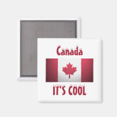 Canada Het is Cool Flag Magnet (Voorkant / Achterkant)
