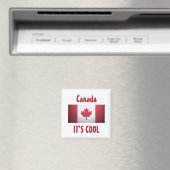 Canada Het is Cool Flag Magnet (Insitu (Vaatwasser))