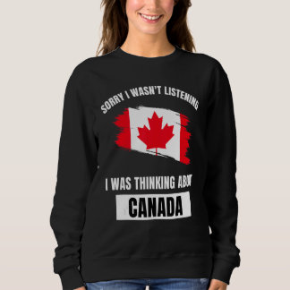 Canada, het spijt me dat ik niet aan het denken wa trui