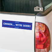 CANADA, HET SPITJ T BUMPERSTICKER (Op Truck)
