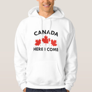 Canada Hier Kom Ik Hoodie