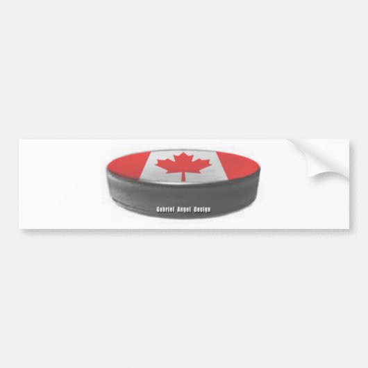 Canada Hockey Bumpersticker (Voorkant)