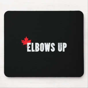 Canada Hockey Ellebogen omhoog Canadese esdoornbla Muismat