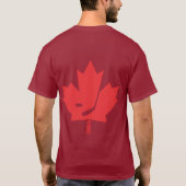 Canada Hockey Maple Leaf Back Dark T-shirt 2 (Achterkant)