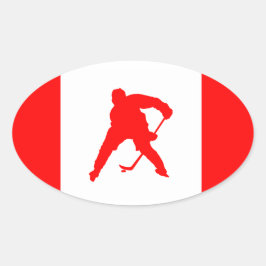Canada Hockey Ovale Sticker