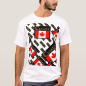 CANADA HOCKEY PUCK T-SHIRT (Voorkant)
