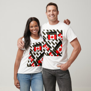 CANADA HOCKEY PUCK T-SHIRT