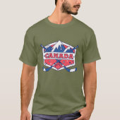 Canada Hockey Spirit Mountain Emblem T-Shirt (Voorkant)