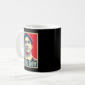 Canada Home Boy Justin Trudeau Koffiemok (Voorkant links)