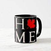canada home maple leaf canadian mok (Voorkant rechts)