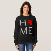 canada home maple leaf canadian trui (Voorkant volledig)