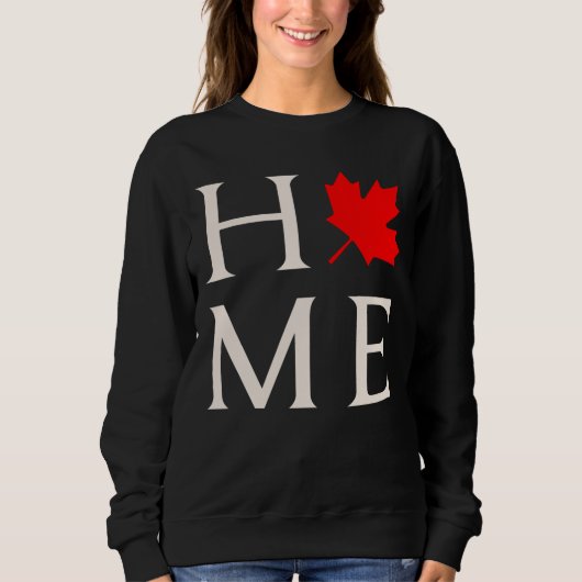 canada home maple leaf canadian trui (Voorkant)