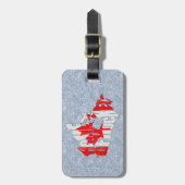 Canada Home of Hockey Custom Bagagelabel (Voorkant verticaal)