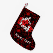 Canada Home of Hockey Custom Christmas Stocking Kleine Kerstsok (Voorkant (Hangend))