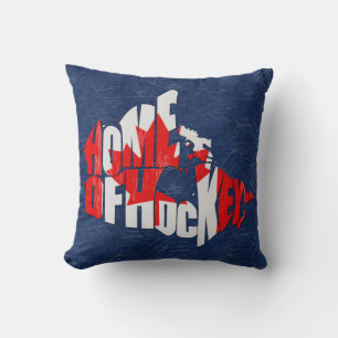 Canada Home of Hockey Pillow Name & Number Print Kussen