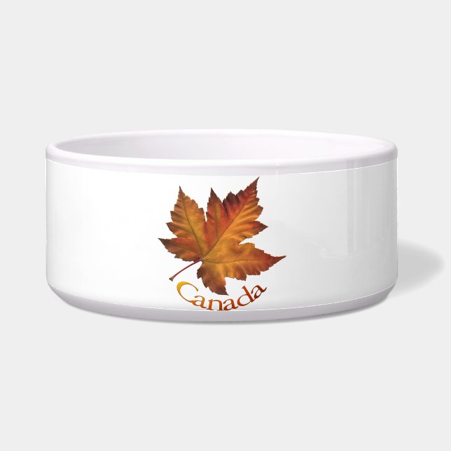 Canada Hondengerecht Canada Maple Leaf Pet Souveni Voerbakje (Voorkant)