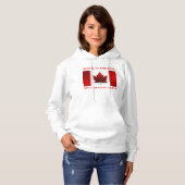 Canada Hoodie American Made in Canada Sweatshirt (Voorkant volledig)