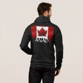 Canada Hoodie Canada Flag Hooded Jacket (Achterkant volledig)