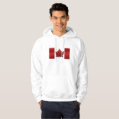 Canada Hoodie Canada Flag Hooded Sweatshirt (Voorkant volledig)
