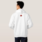 Canada Hoodie Canada Flag Hooded Sweatshirt (Achterkant volledig)