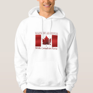 Canada Hoodie Canada Flag Hooded Sweatshirt