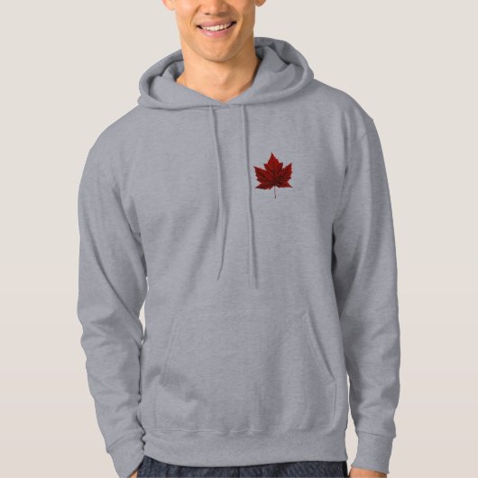 Canada Hoodie Canada Flag Hooded Sweatshirt (Voorkant)