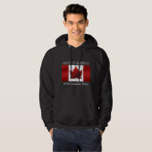 Canada Hoodie Canada Flag Hooded Sweatshirt (Voorkant volledig)
