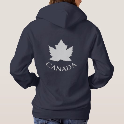 Canada Hoodie Canada Maple Leaf Trui Jassen (Achterkant)