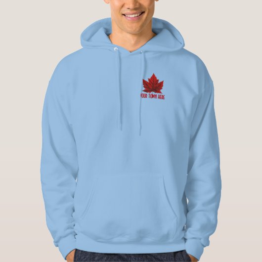 Canada Hoodie Gepersonaliseerde Canada Hooded Jass (Voorkant)
