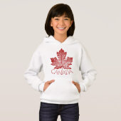 Canada Hoodie Kind Souvenir-Shirten (Voorkant volledig)