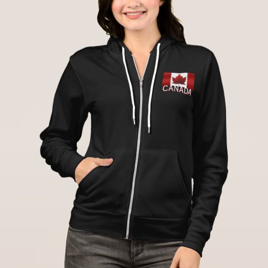 Canada Hoodie-Shirt, speciaal gepersonaliseerd voo Hoodie (Voorkant)