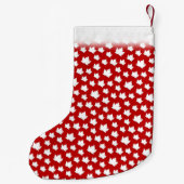 Canada houdt de Canadese aple Leaf met kerstsok te Kleine Kerstsok (Achterkant)