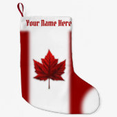 Canada houdt de Canadese aple Leaf met kerstsok te Kleine Kerstsok (Voorkant)